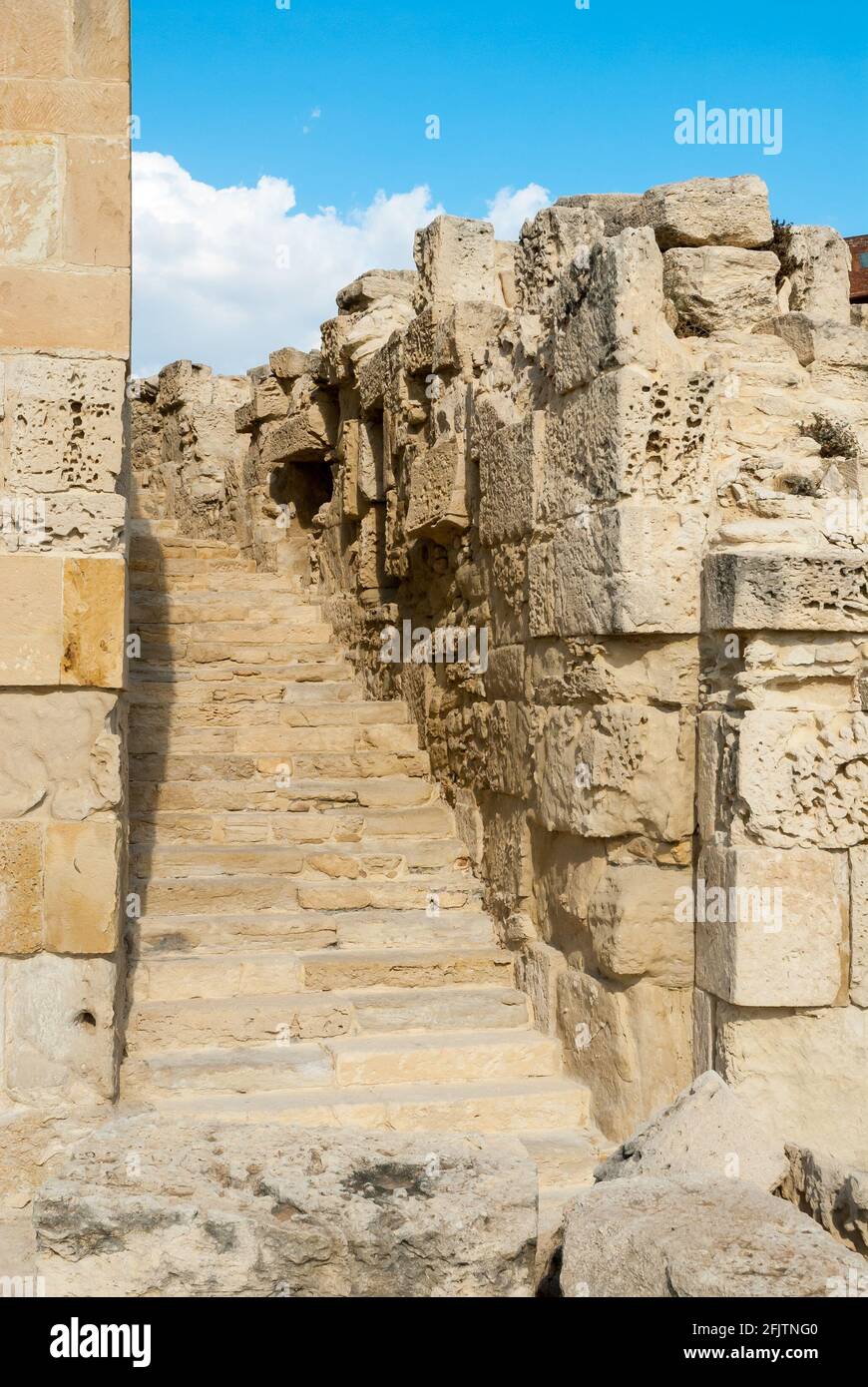Il sito archeologico di Kourion, Cipro Foto Stock