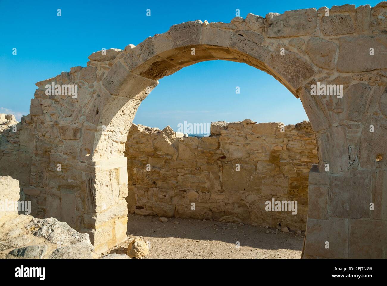 Il sito archeologico di Kourion, Cipro Foto Stock