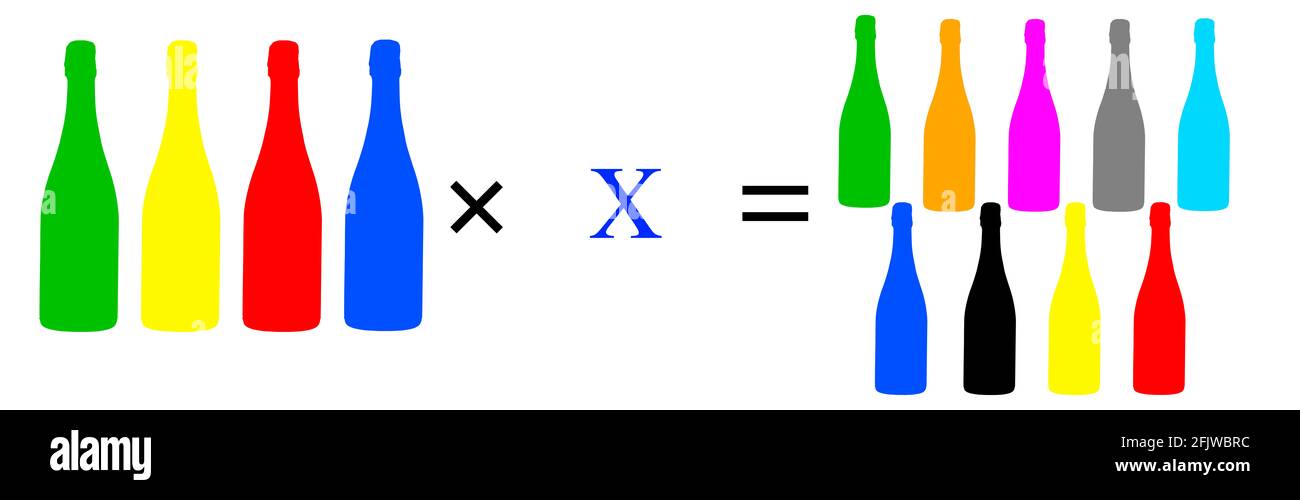 Equazione matematica complessa sulla lavagna verde della scuola. Scrivere a mano semplici equazioni matematiche. Istruzione e apprendimento Foto Stock