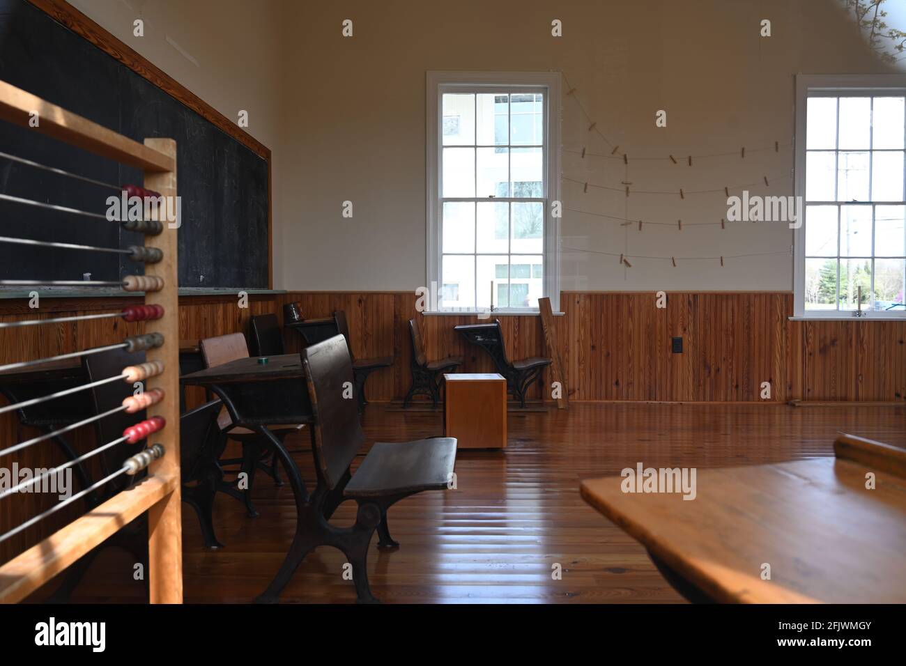 Ashburn colorato scuola interni Foto Stock