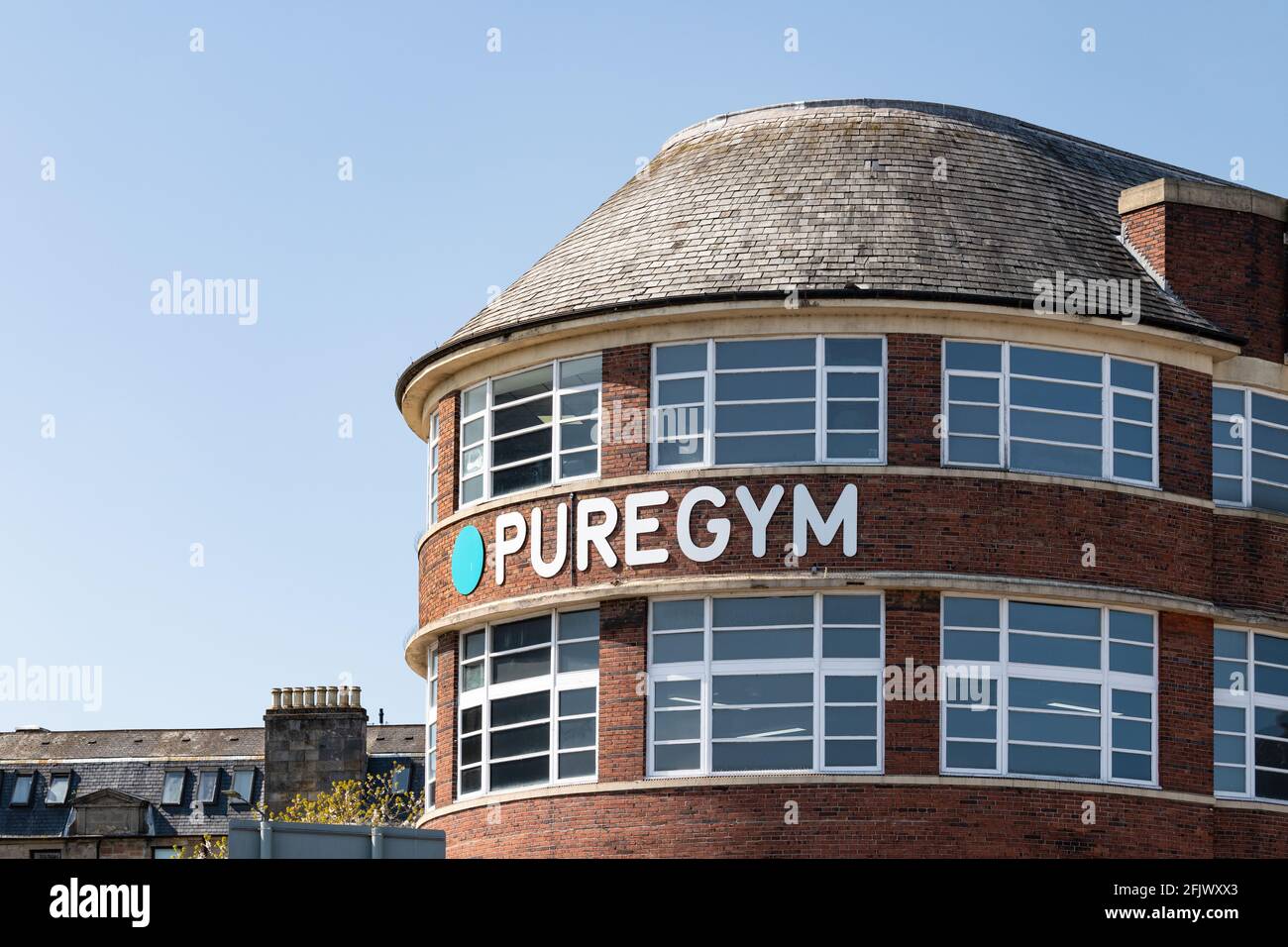 Puregym Building - precedentemente Riley's Pool and Snooker Club - Stirling, Scozia, Regno Unito Foto Stock
