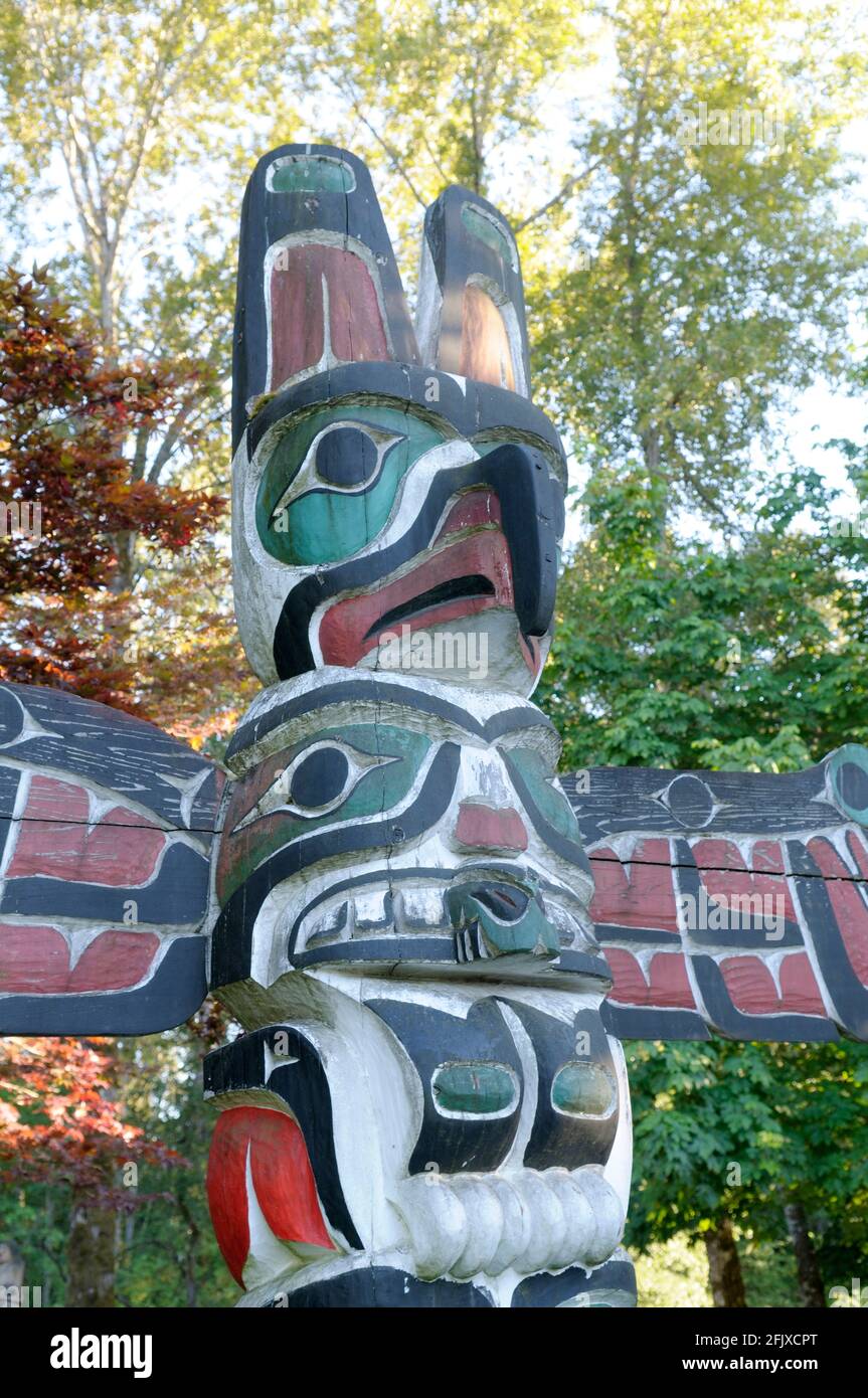 Centro culturale e congressuale Quw'utsun, Duncan, British Columbia, Canada Foto Stock