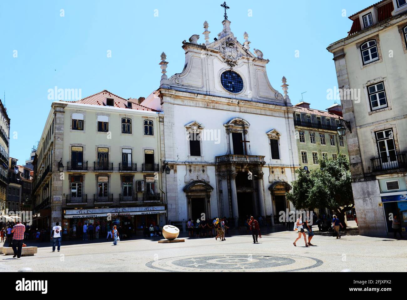 Chiesa di San Domenico (Igreja de São Domingos) a Lisbona, Portogallo. Foto Stock