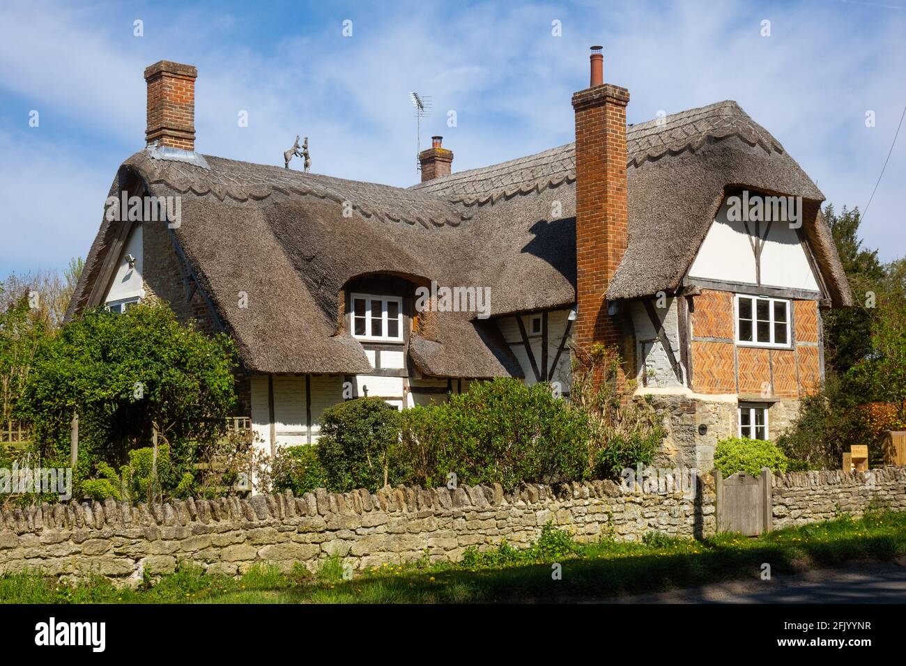 Inghilterra, Oxfordshire, Sutton Courtenay, House on High Street Foto Stock
