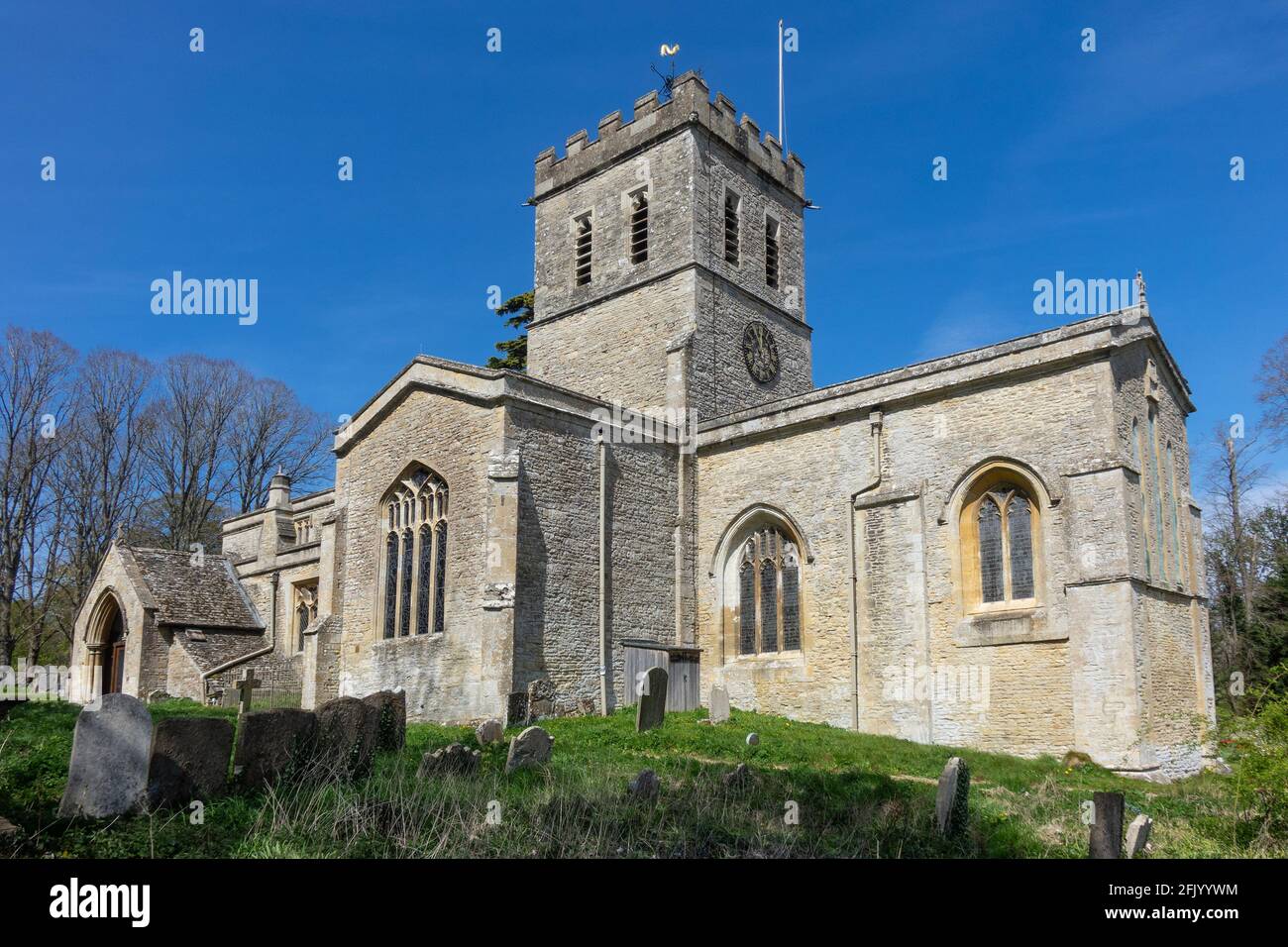 Inghilterra, Oxfordshire, chiesa di Tackley Foto Stock