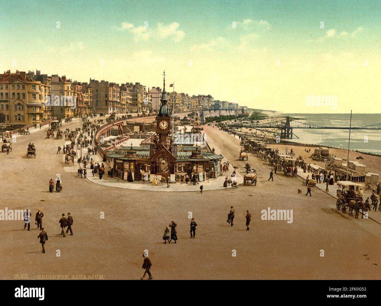 Acquario di Brighton a Sussex circa 1890-1900 Foto Stock