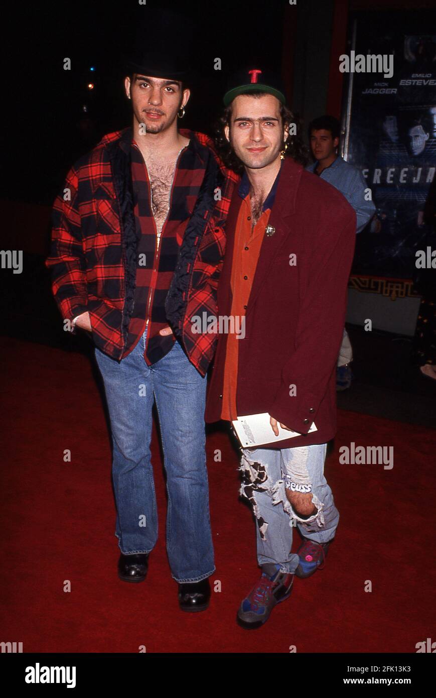 Ahmet Zappa e Dweezil Zappa Circa 1980's Credit: Ralph Dominguez/MediaPunch Foto Stock