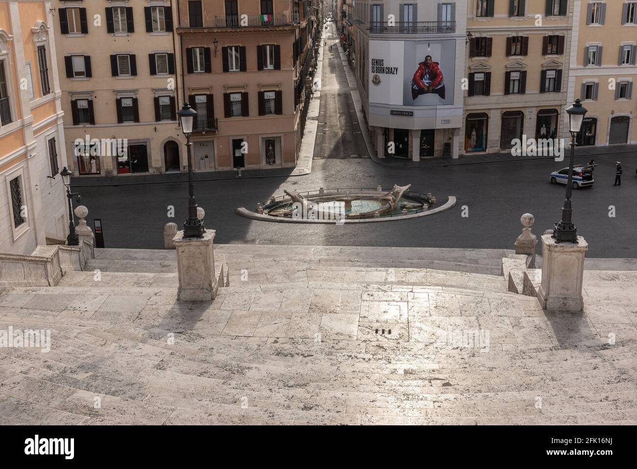 Piazza di Spagna, Piazza di Spagna, Roma, Lazio, Italia, Europa Foto Stock