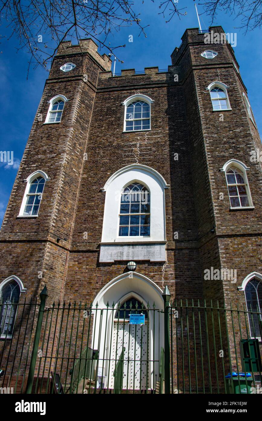 Il castello nel bosco, Shooters Hill, Londra, S.E 18. Foto Stock