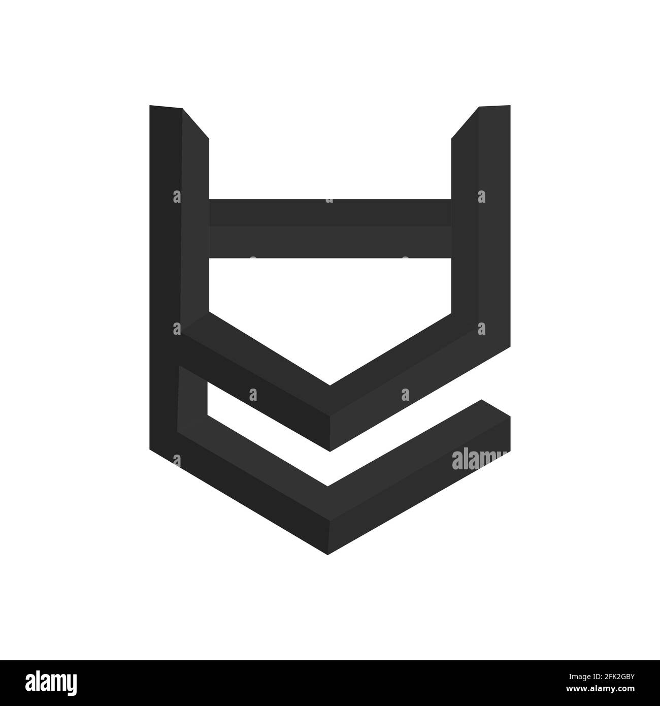 HE, EH, e E H Abstract disegno iniziale di un monogramma lettera alfabeto logo Illustrazione Vettoriale