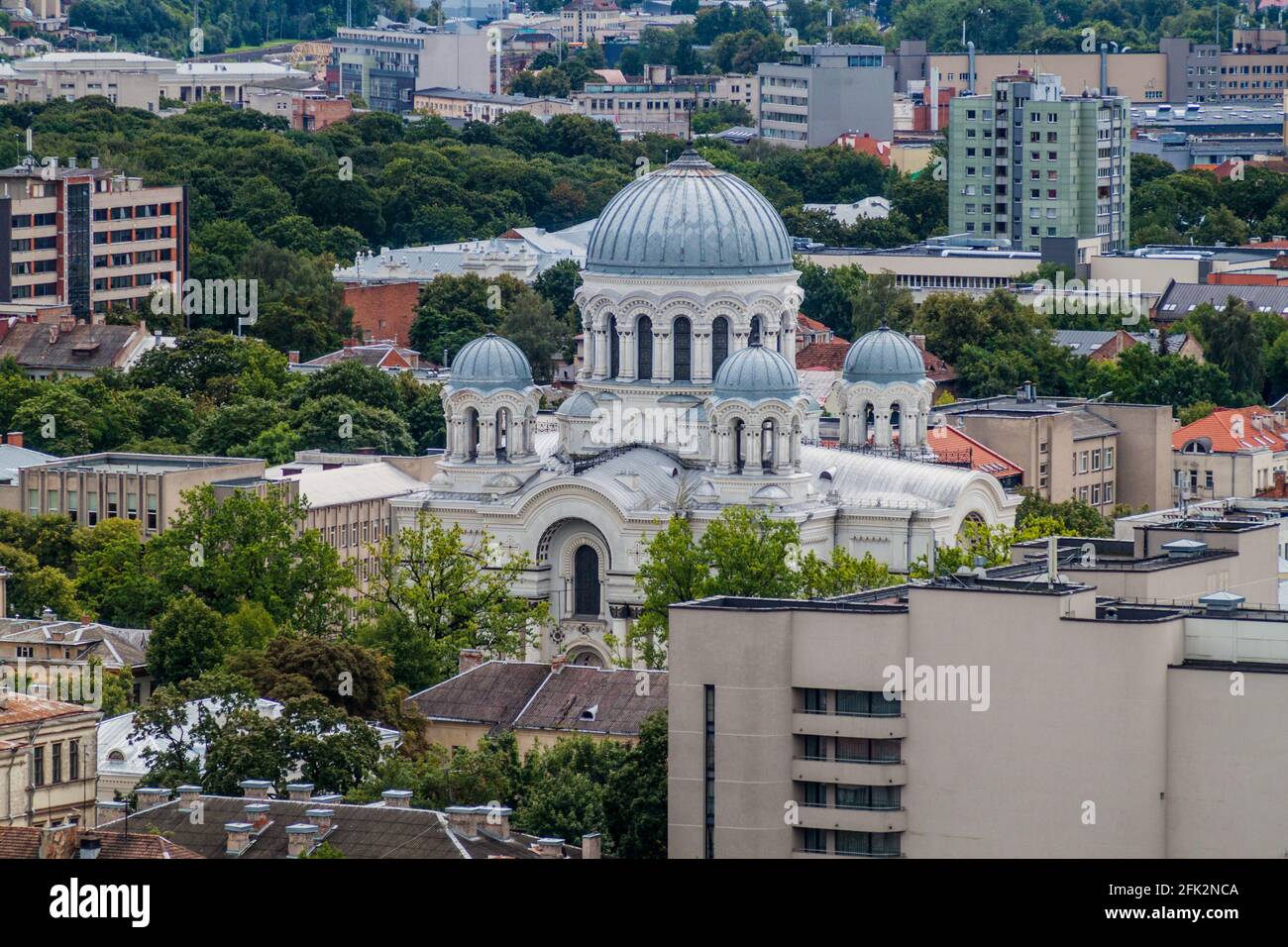 San Michele Arcangelo Chiesa di Kaunas, Lituania Foto Stock