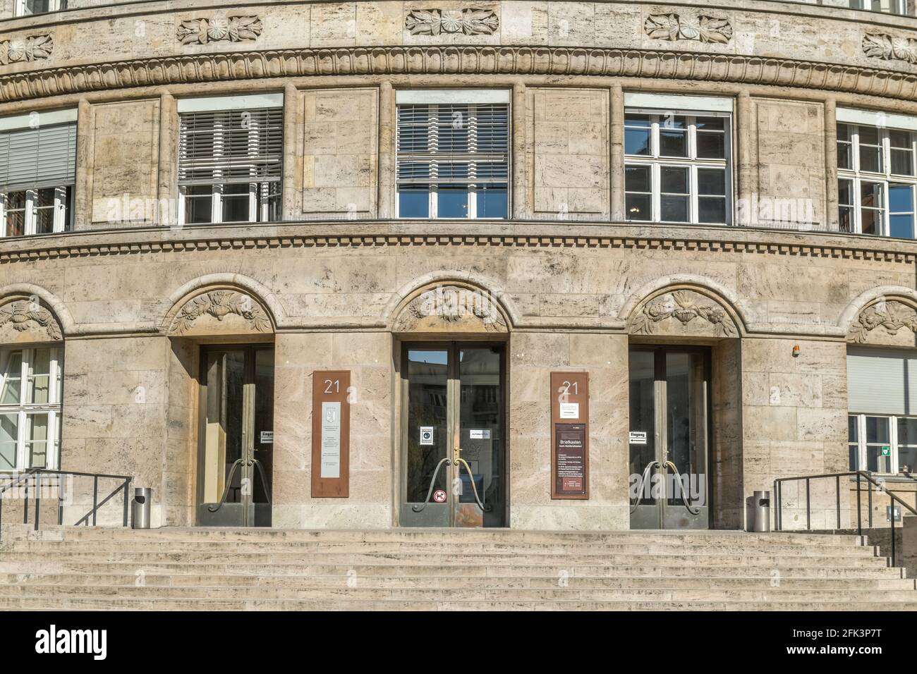 Senatsverwaltung Für Justiz Und Verbraucherschutz, Salzburger Strasse, Schoeneberg, Berlino, Germania Foto Stock