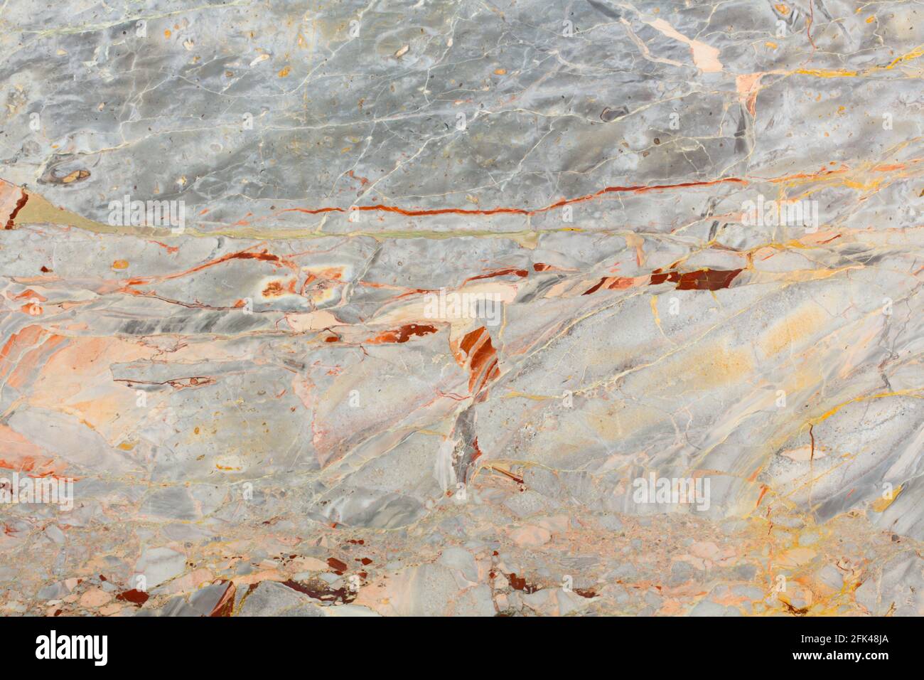 Struttura dettagliata di marmo a motivi naturali. Foto Stock