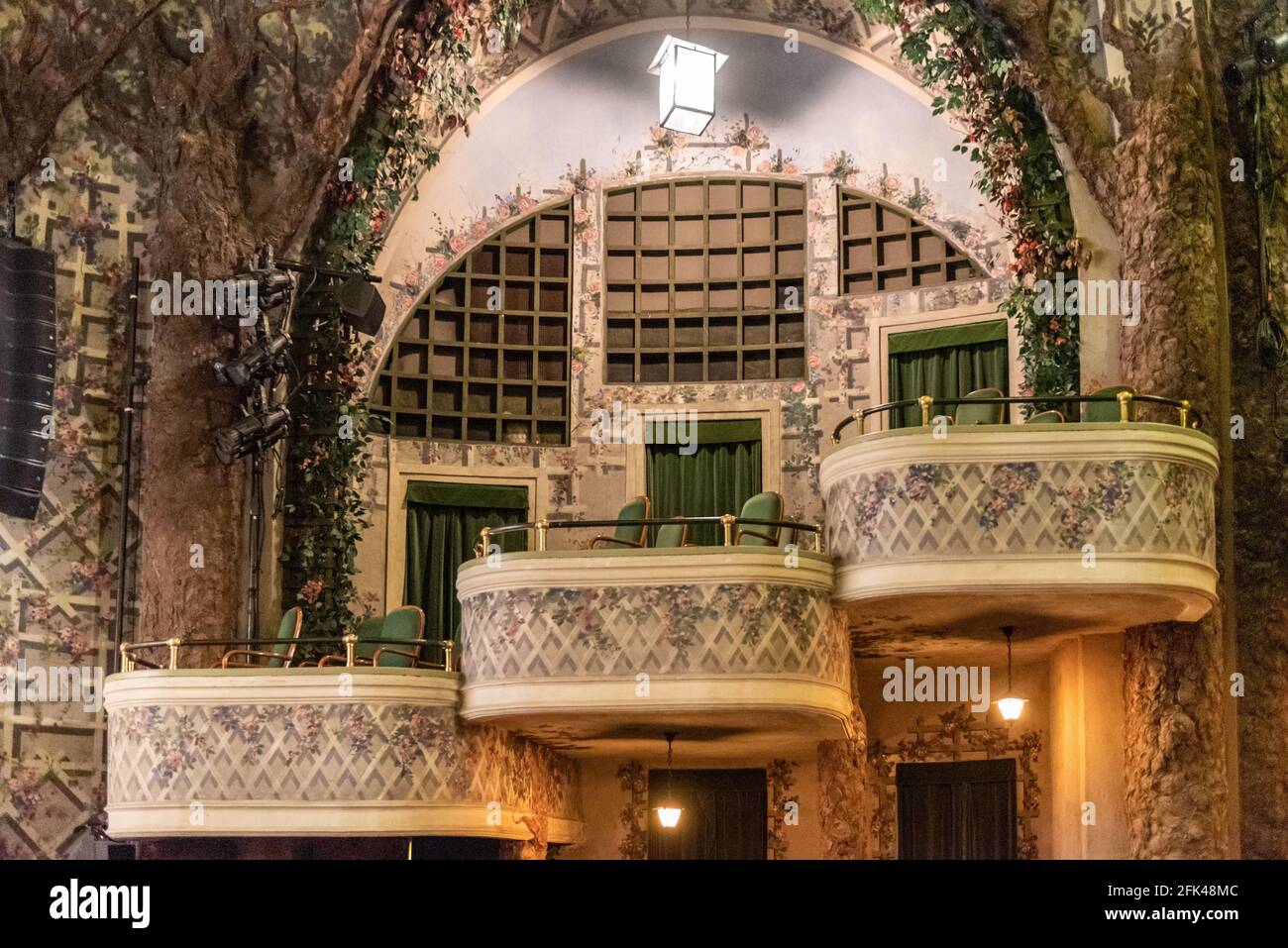 I teatri Elgin e Winter Garden a Toronto, Canada. Vista interna Foto Stock