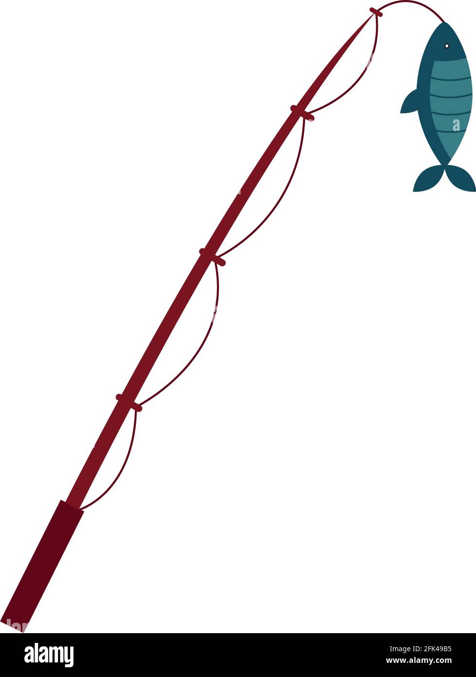 disegno della canna da pesca Immagine e Vettoriale - Alamy