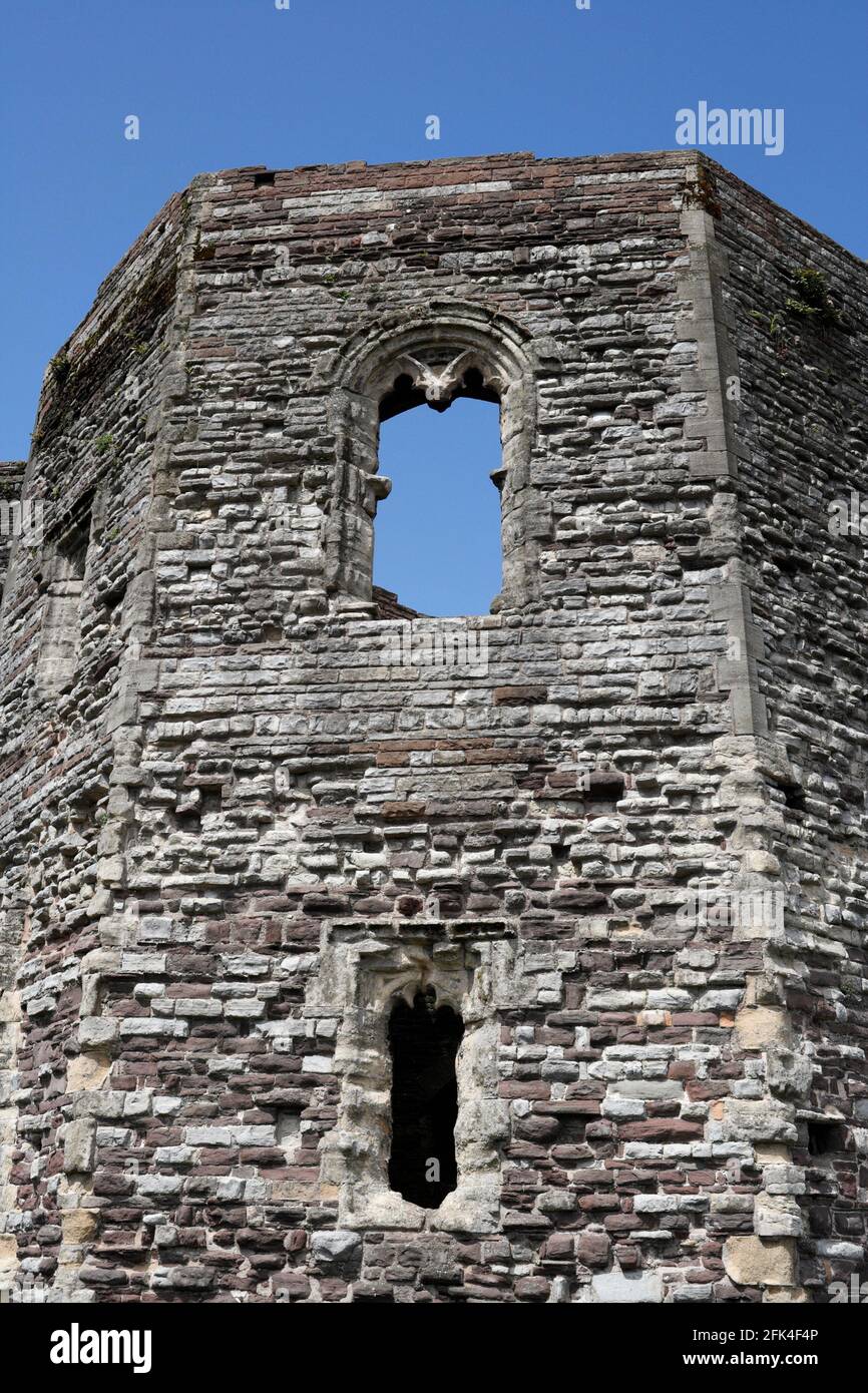 Newport Castle Wales Regno Unito Foto Stock