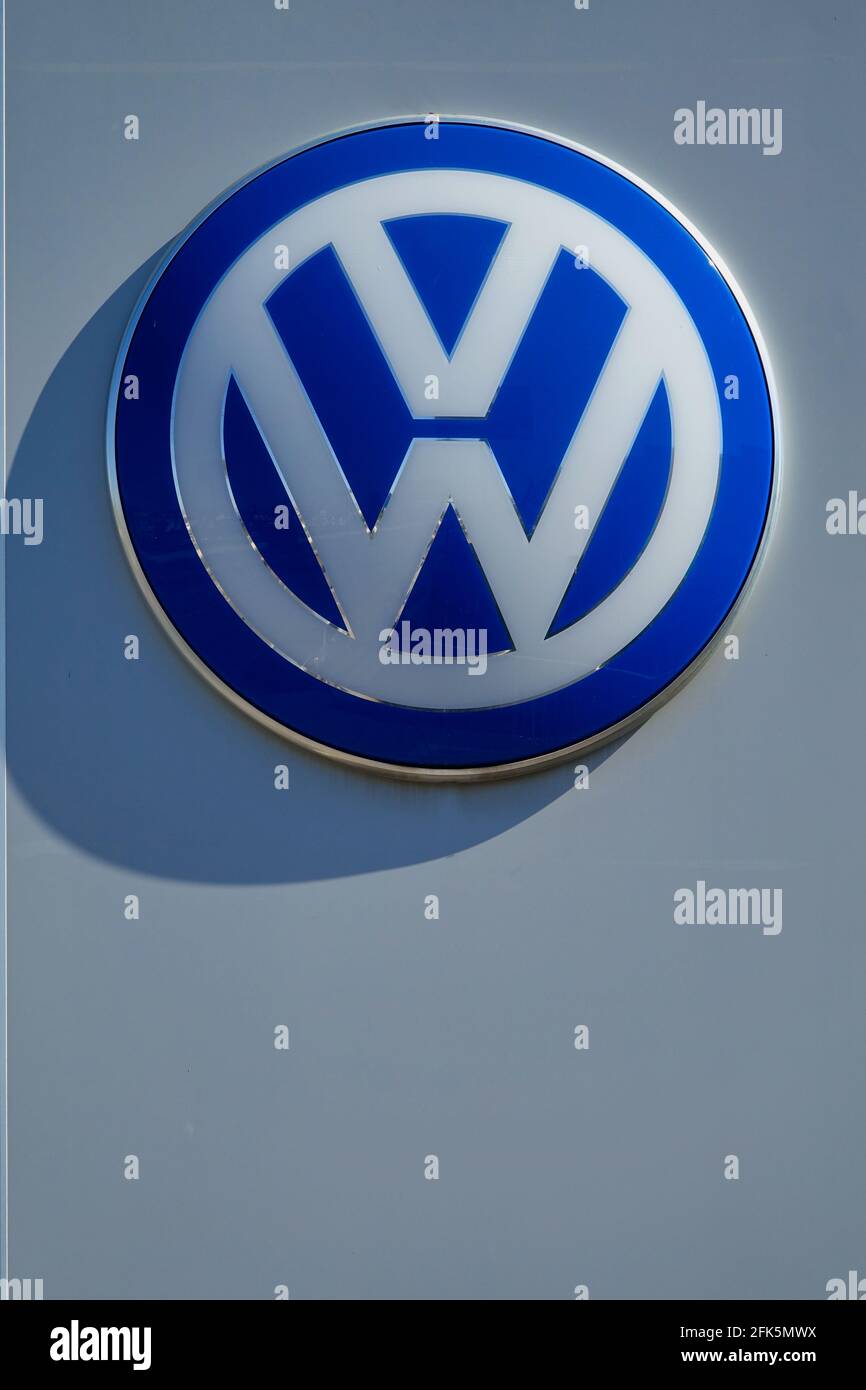 Logo di una delle principali società automobilistiche tedesche Foto stock -  Alamy