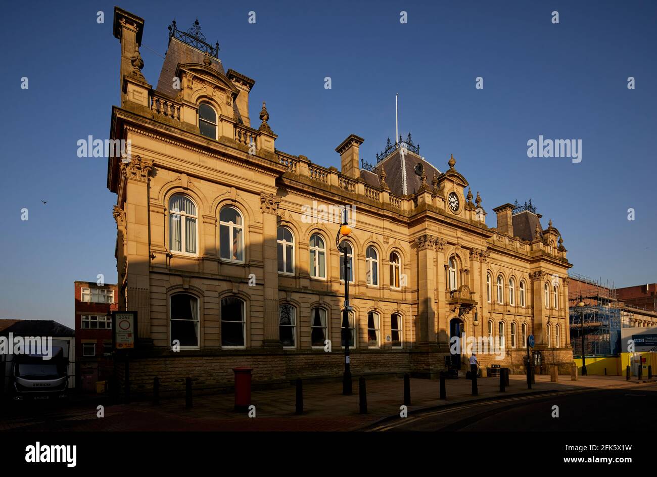 Wolverhampton in stile rinascimentale vecchio Municipio in North Street, edificio classificato di grado II da Ernest Bates ora Black County Magistrates Court Foto Stock