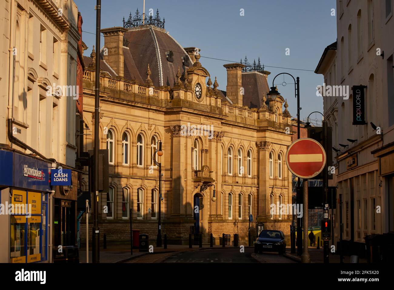Wolverhampton in stile rinascimentale vecchio Municipio in North Street, edificio classificato di grado II da Ernest Bates ora Black County Magistrates Court Foto Stock