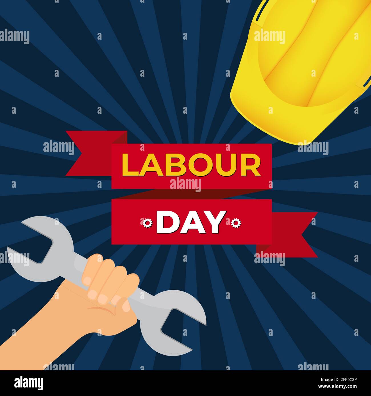 1 Maggio Labor Day background Illustrazione vettoriale. EPS10 Illustrazione Vettoriale