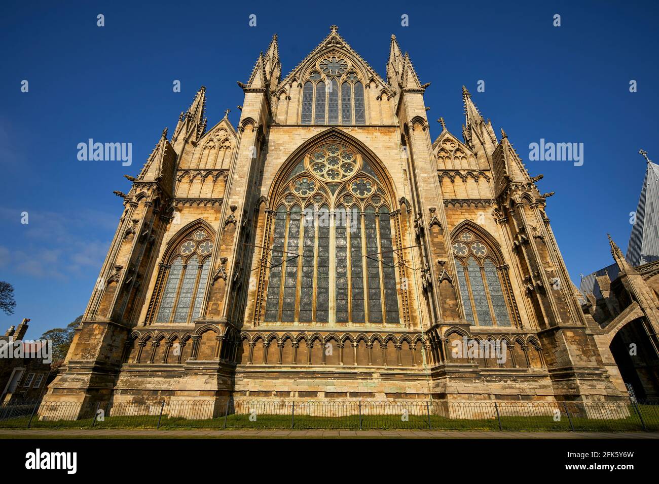 Lincoln, Lincolnshire, East Midlands, Chiesa della Cattedrale della Beata Vergine Maria di Lincoln Foto Stock
