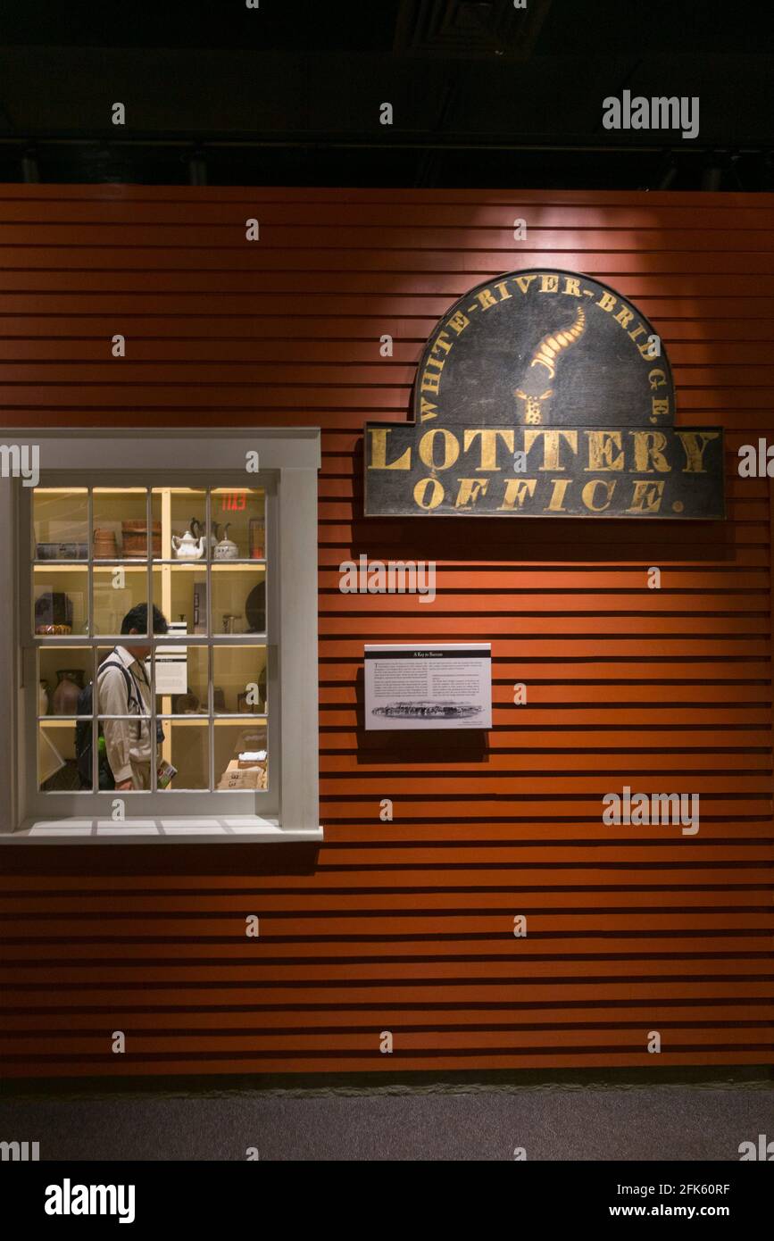 Vermont Historical Society museo a Montpelier VT Foto Stock