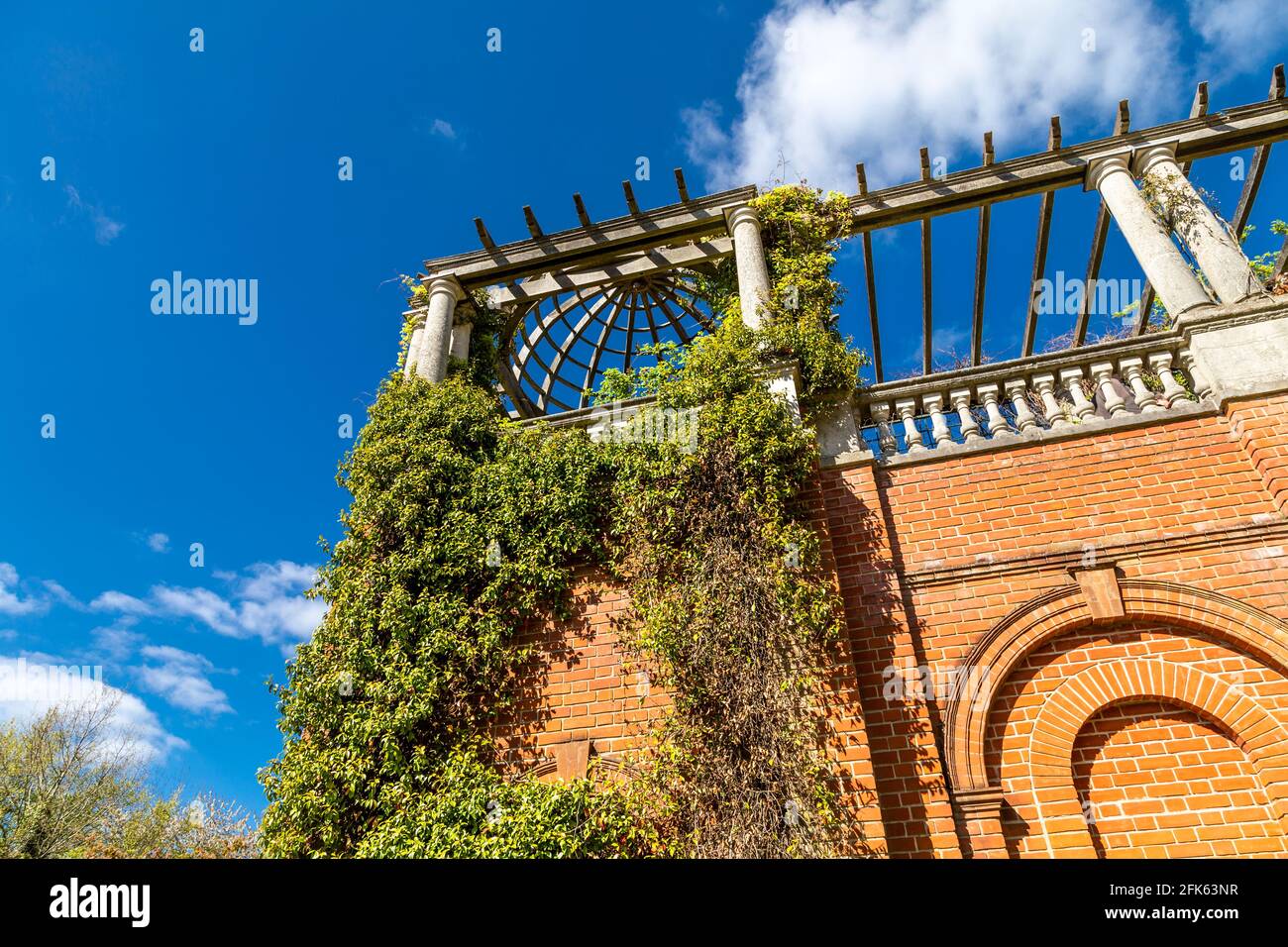 Hampstead Heath Pergola e Hill Gardens, a nord di Londra, Regno Unito Foto Stock