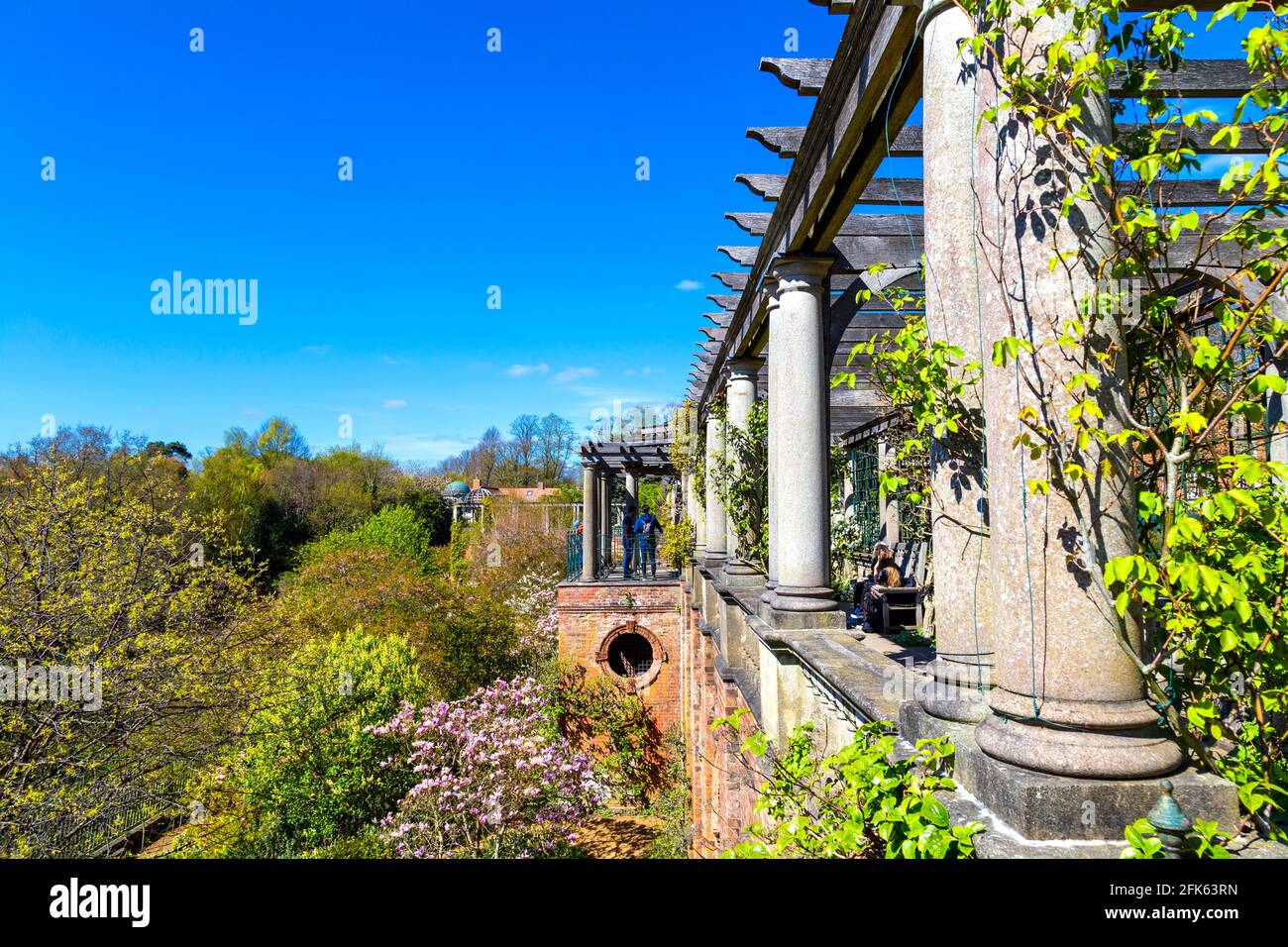 Hampstead Heath Pergola and Hill Gardens, North London, Regno Unito Foto Stock
