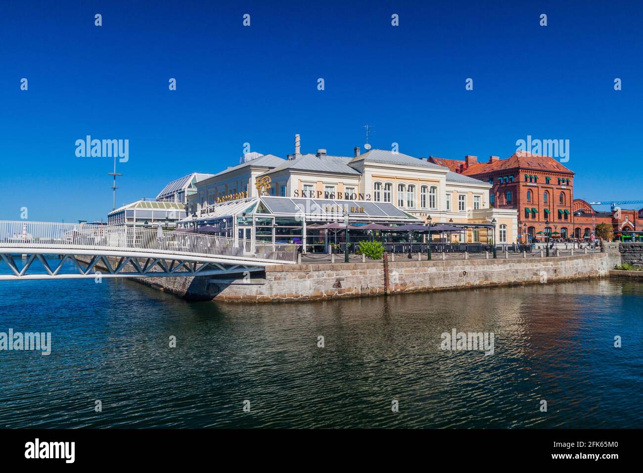 MALMO, SVEZIA - 27 AGOSTO 2016 paesaggio urbano di Malmo Svezia Foto Stock