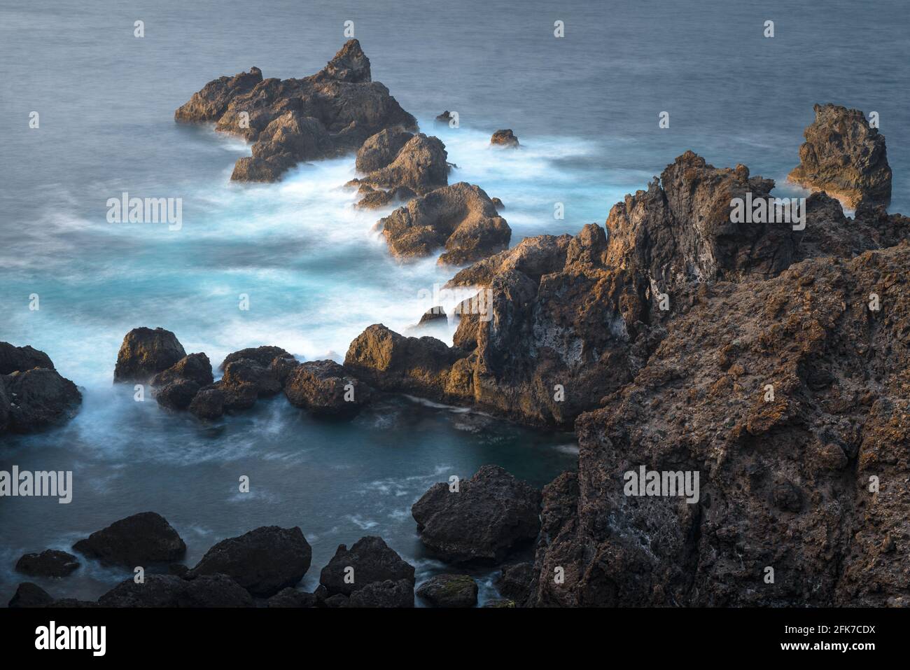 Punta de Juan Centellas cape, isola di Tenerife, Spagna Foto Stock