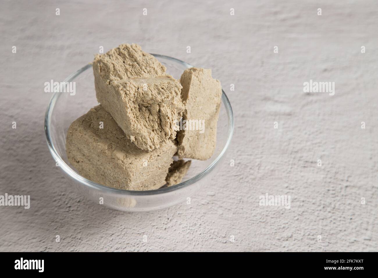 Primo piano di halva a base di semi di girasole . Foto Stock