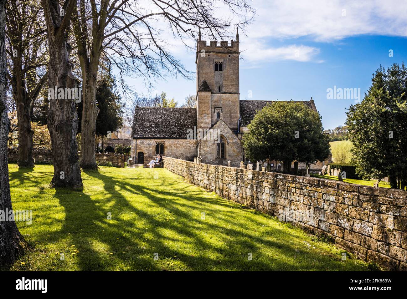 Chiesa di Sant'Eadburgha a Broadway, nelle Cotswolds. Foto Stock