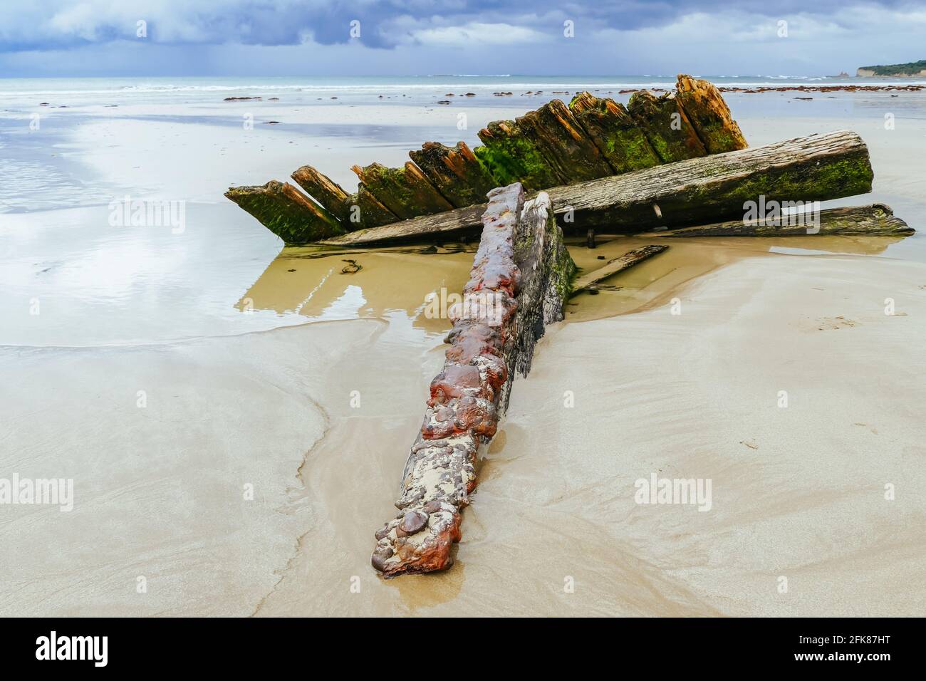 Amazon Shipwreck a Inverloch Australia Foto Stock