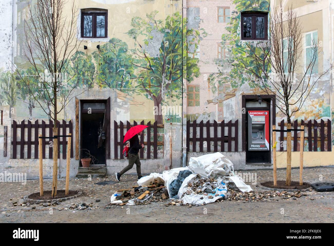 BELGRADO - famosa via Skadarlija con i suoi bar e ristoranti Sembra sconosciuto nei tempi di COVID Foto Stock BELGRADO - famosa via Skadarlija con i suoi bar e ristoranti Sembra sconosciuto nei tempi di COVID Foto Stock