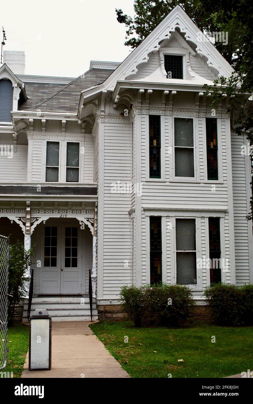 Il sito storico nazionale Harry S. Truman di Independence, Missouri. Casa di Harry S. Truman, il trentatreesimo presidente degli Stati Uniti. Foto Stock