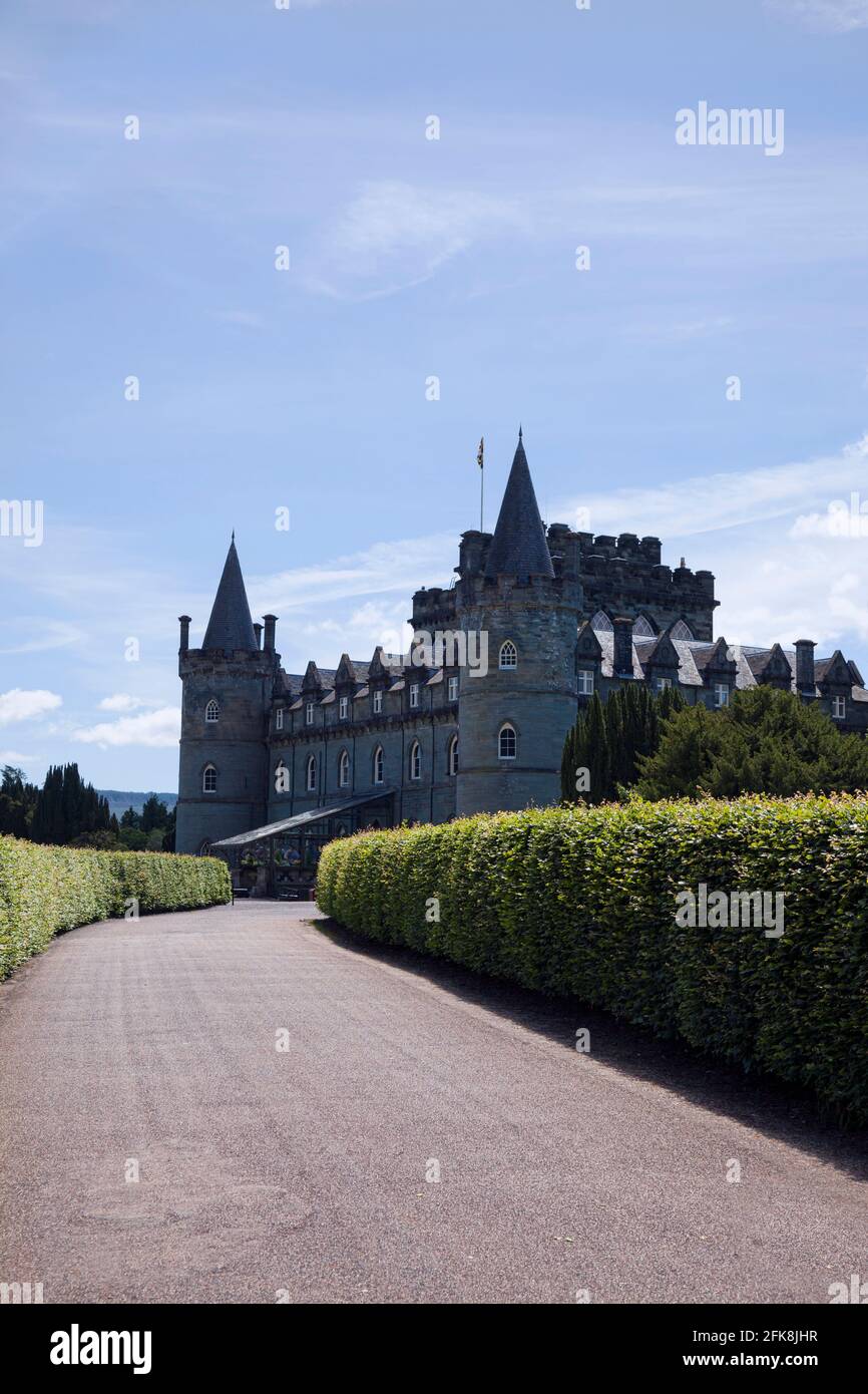 Castello di Inverarary, Argyll, Scozia, casa del Duca di Argyll, Foto Stock