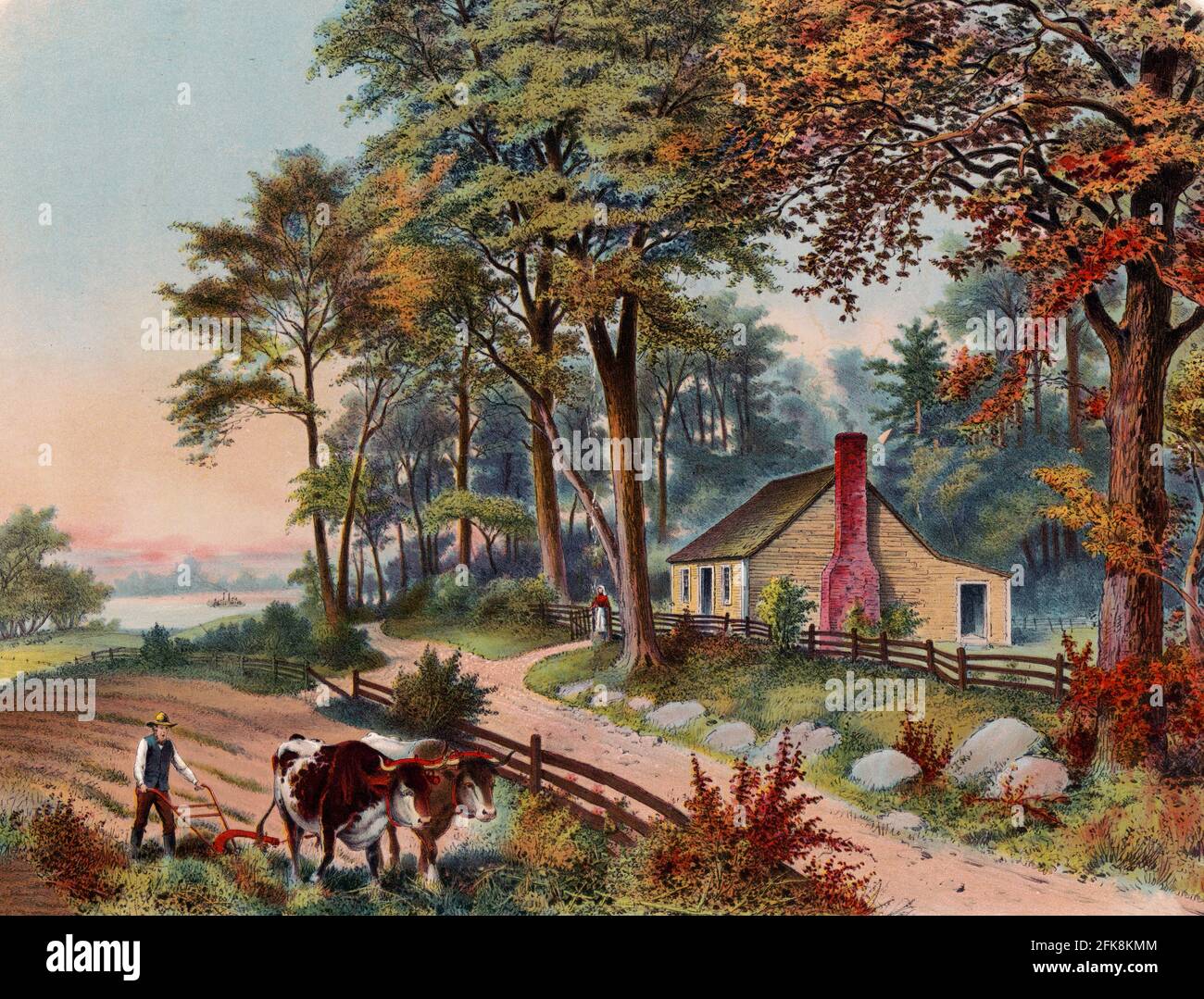 Il luogo di nascita di Ulisse S. Grant. Point Pleasant, Ohio Foto Stock