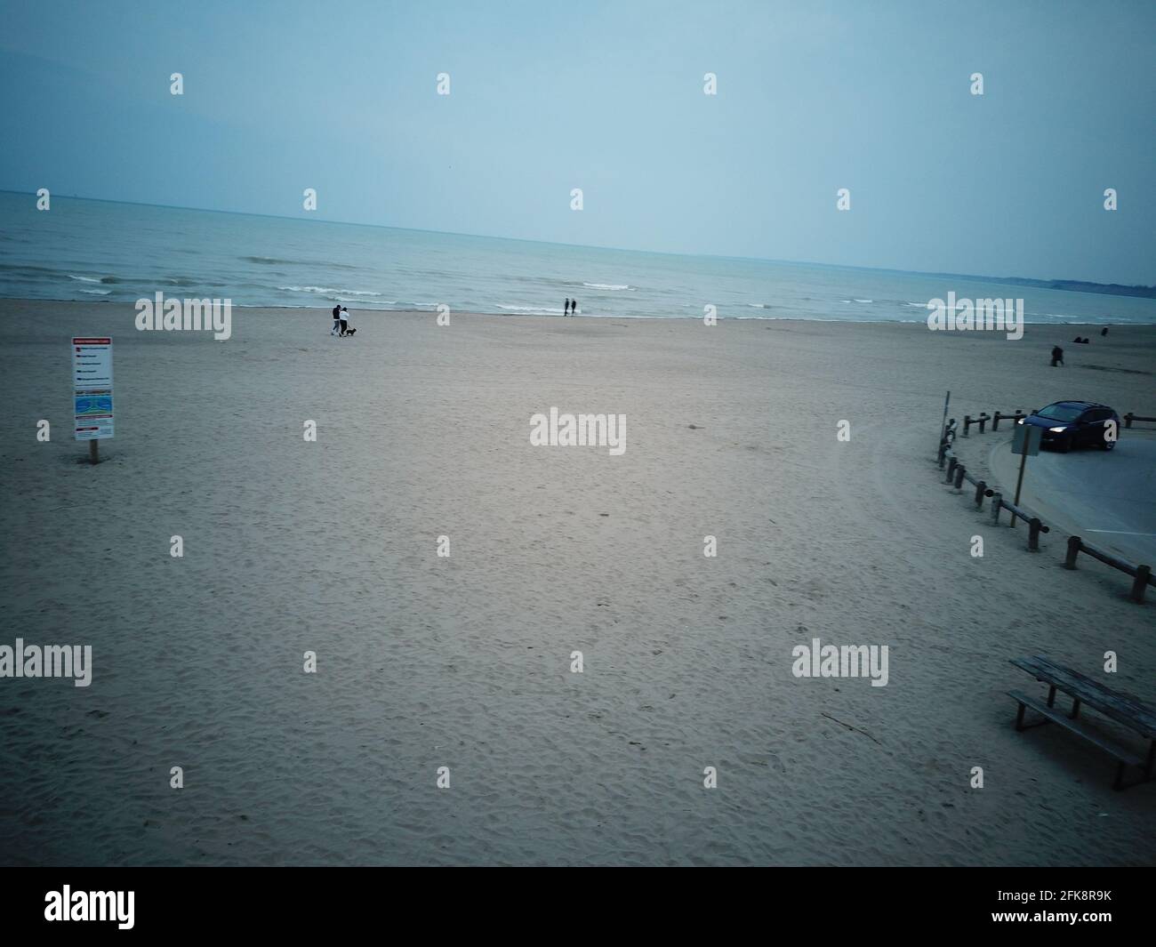 Foto aerea di porto stanley ontario, lago erie Foto Stock