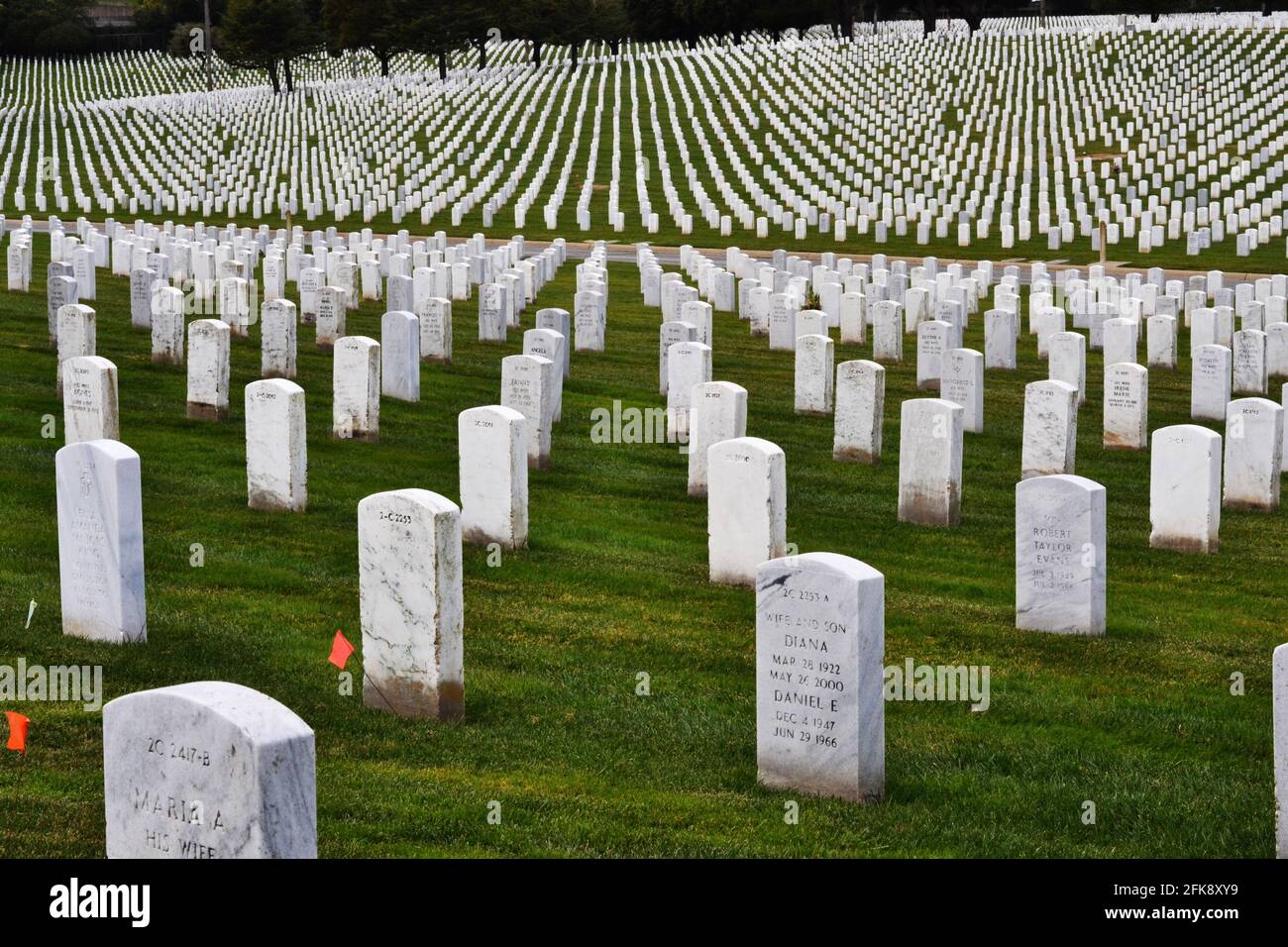 San Francisco National Cemetery, Presidio di San Francisco, California Foto Stock