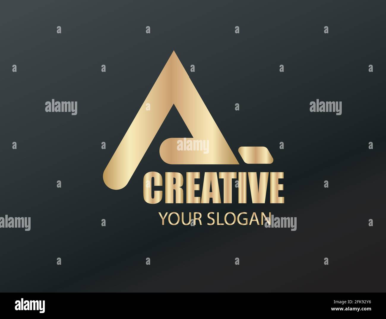 icone di logo creativi o modello di logo creativo. Illustrazione Vettoriale