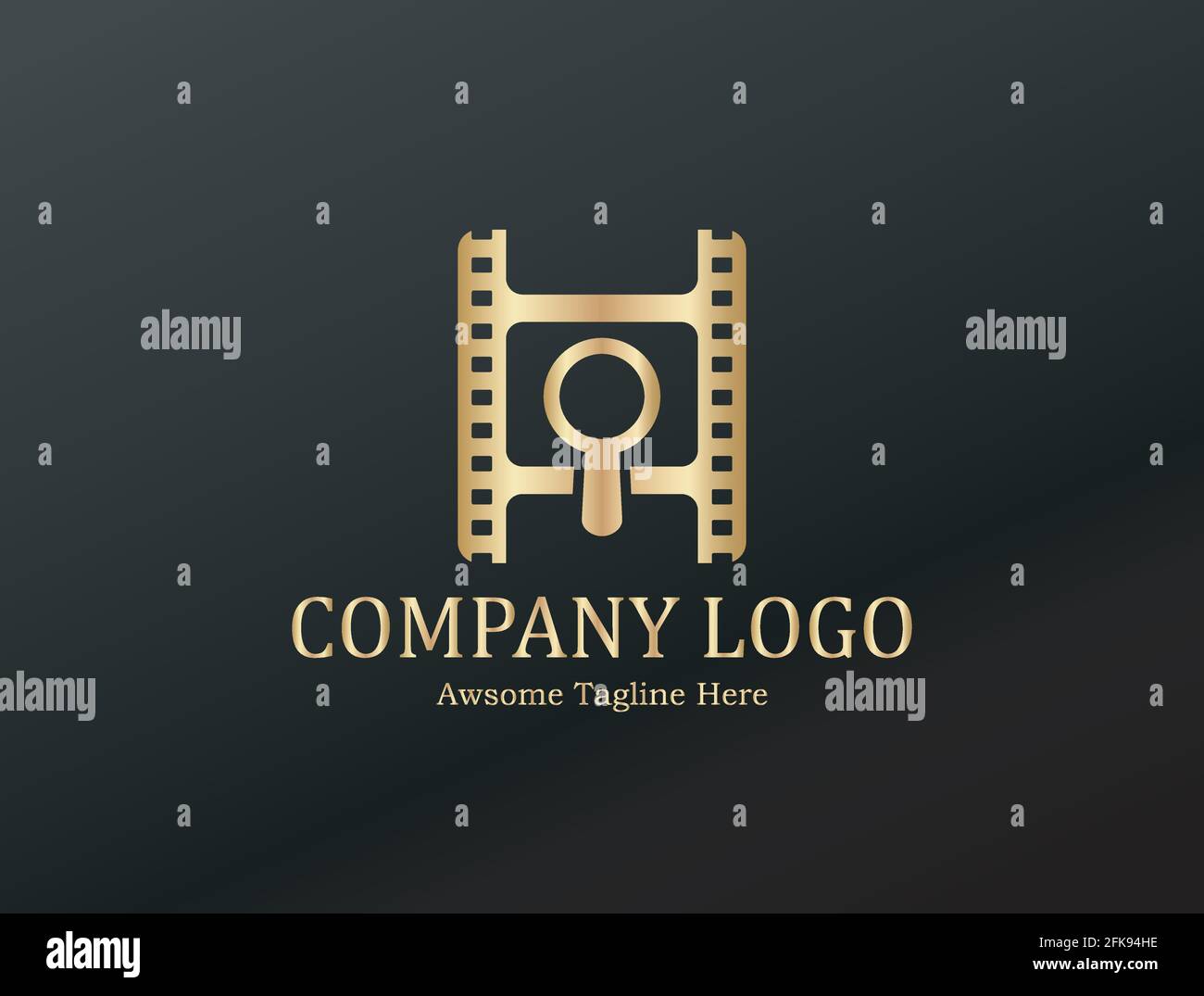 Modello vettoriale dell'icona del logo della fotografia fotografica. Logo vettoriale dell'icona della fotocamera. Logo template studio fotografico, fotografo, foto. Azienda, marchio, b Illustrazione Vettoriale