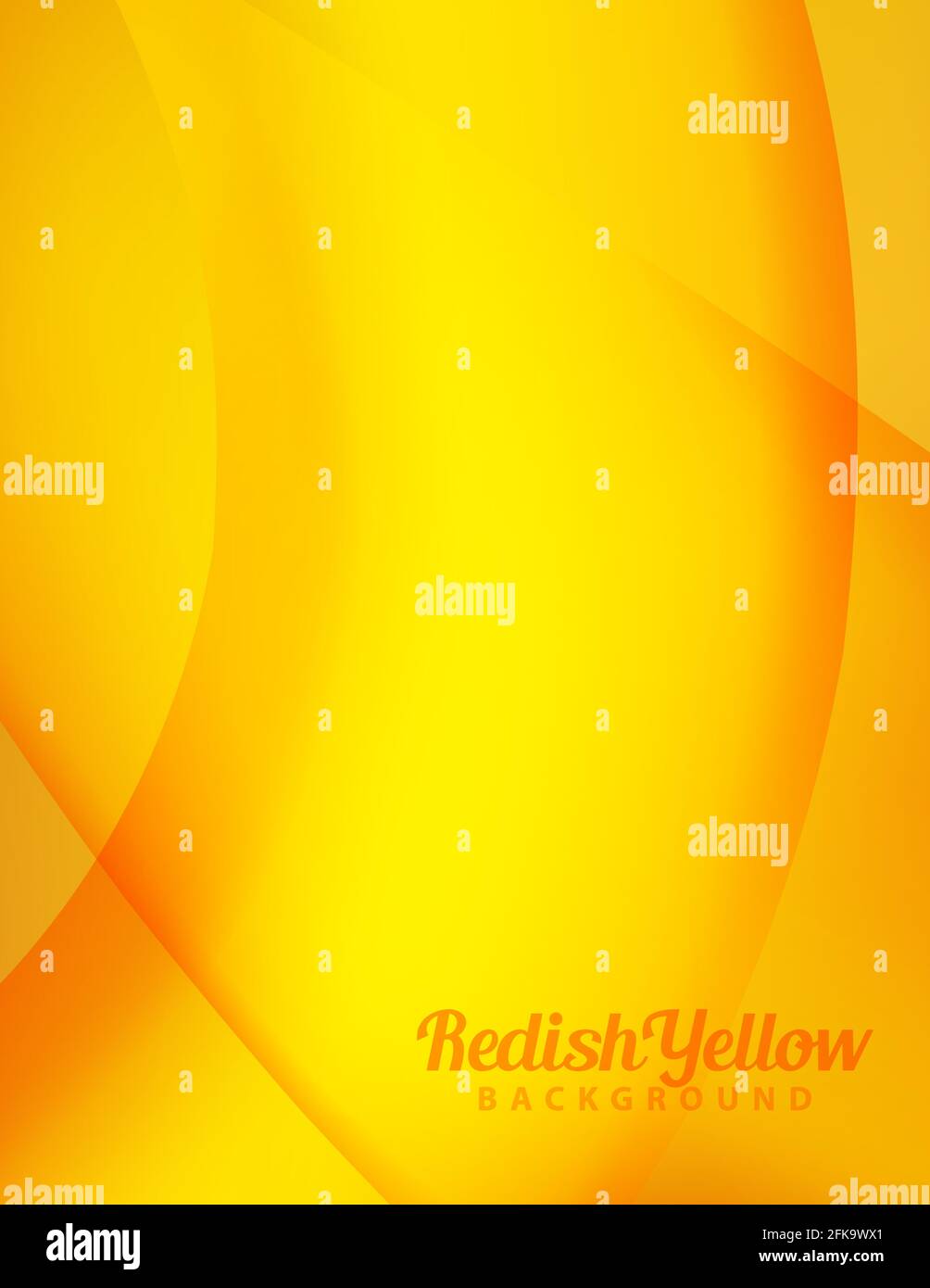 Astratto carta da parati gialla molto saturata e calda. Sfondo grafico vettoriale verticale Illustrazione Vettoriale