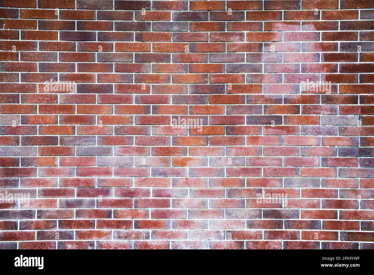 Sfondo vuoto marrone mattone con texture e stile retrò per la casa o la decorazione di edifici in stile vintage Foto Stock