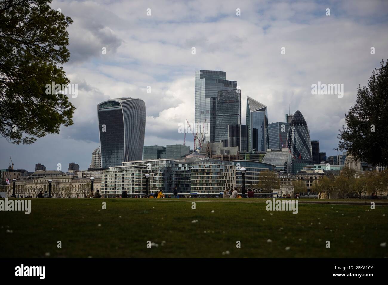 Città di Londra skyline General View GV, Londra. Foto Stock