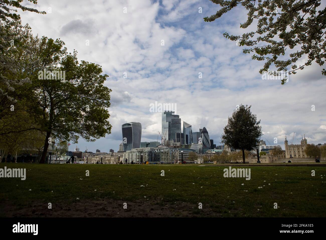 Città di Londra skyline General View GV, Londra. Foto Stock