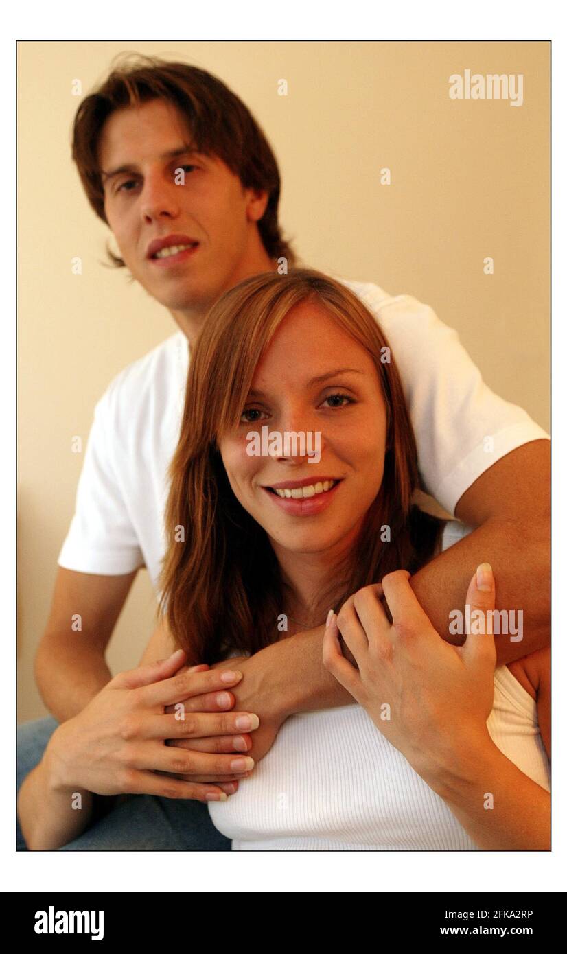 Kate Walsh e Bret Garrard.pic David Sandison 7/7/2004 Foto Stock