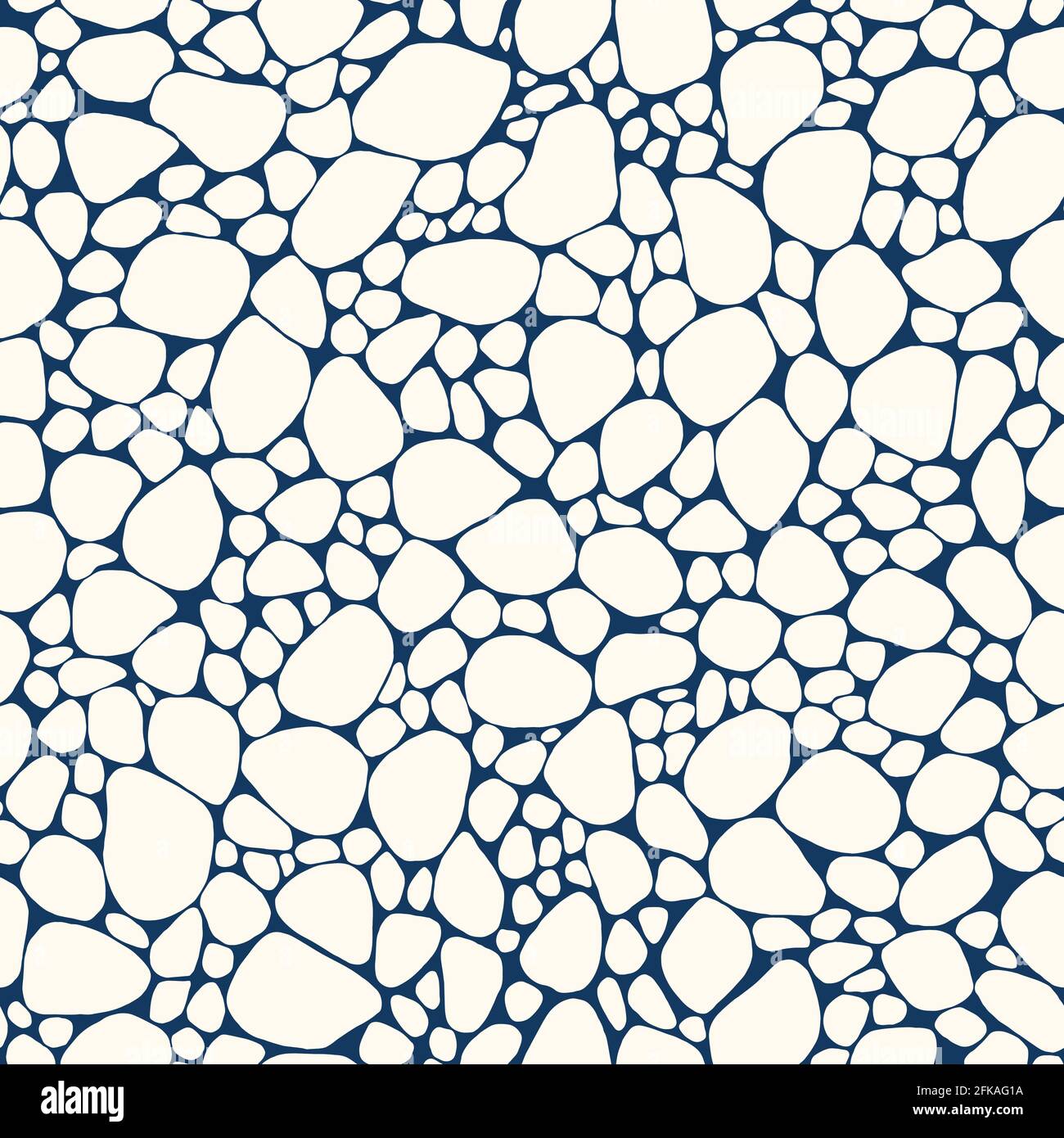 Biglie di mare disegnate a mano, bolle Blue e Crema Texture Vector modello  senza giunture Immagine e Vettoriale - Alamy