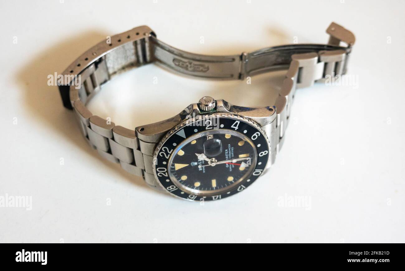 Modello originale di Rolex GMT Master Foto Stock