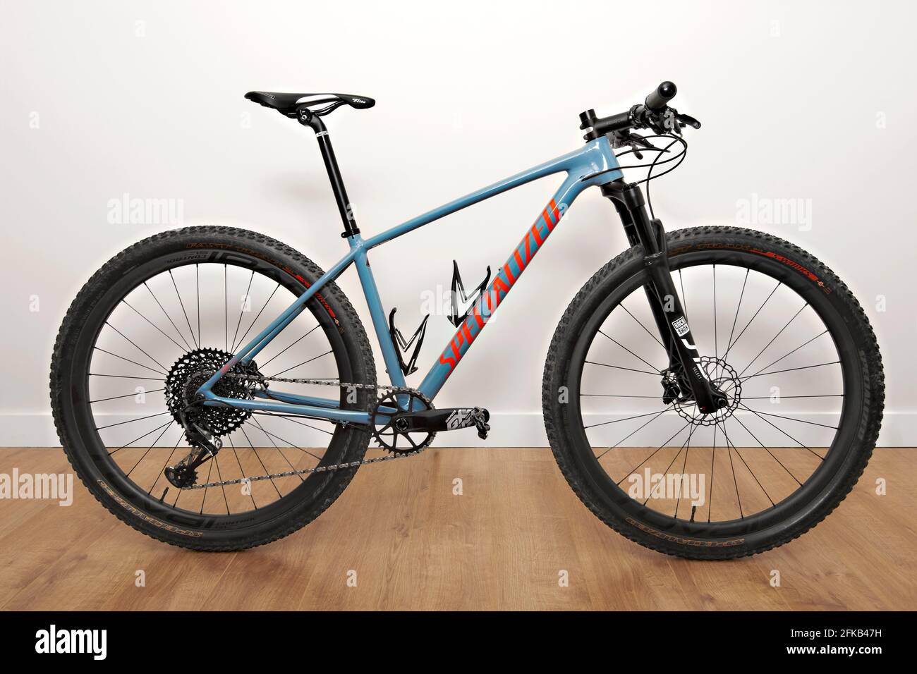 Bici da montagna specializzata Chisel hardtail Foto Stock