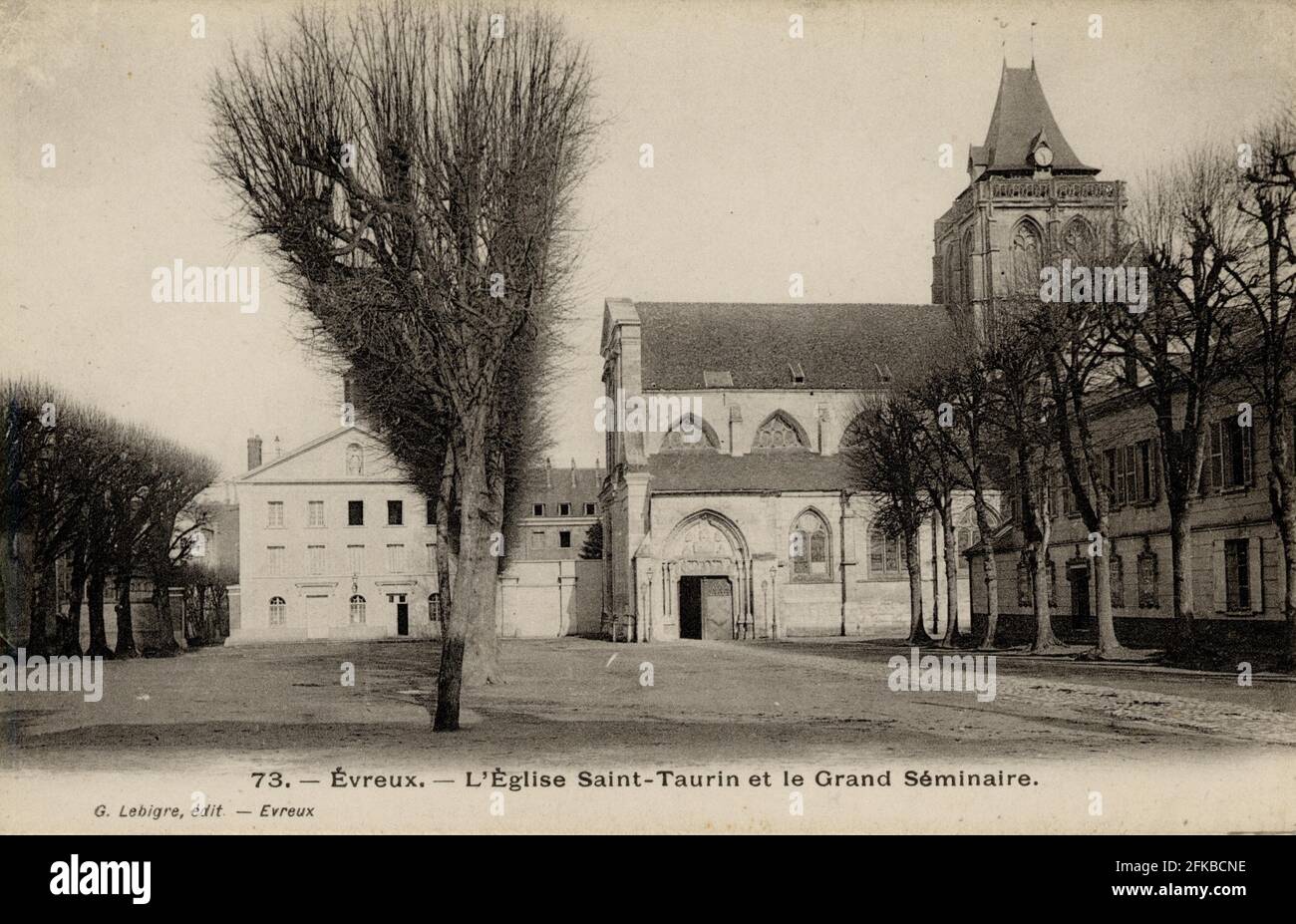 EVREUX. Reparto francese: 27- Eure. Regione: Normandia (ex alta Normandia). Cartolina fine del 19 ° secolo - inizio del 20 ° secolo Foto Stock